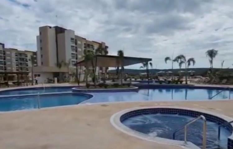 Praias Do Lago Eco Resort Apto 5 Pessoas N406 N407 カルダス・ノバス エクステリア 写真