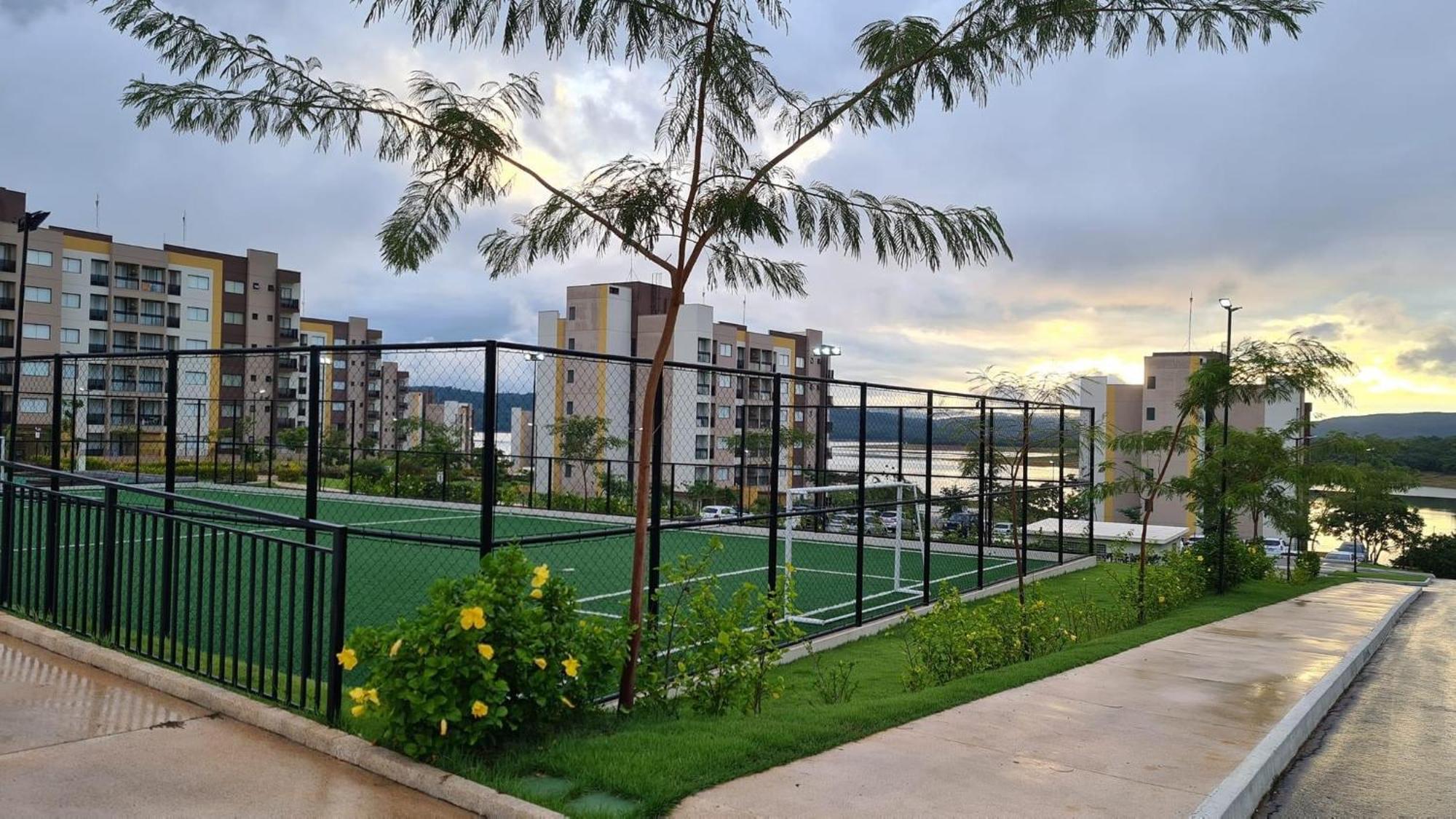 Praias Do Lago Eco Resort Apto 5 Pessoas N406 N407 カルダス・ノバス エクステリア 写真
